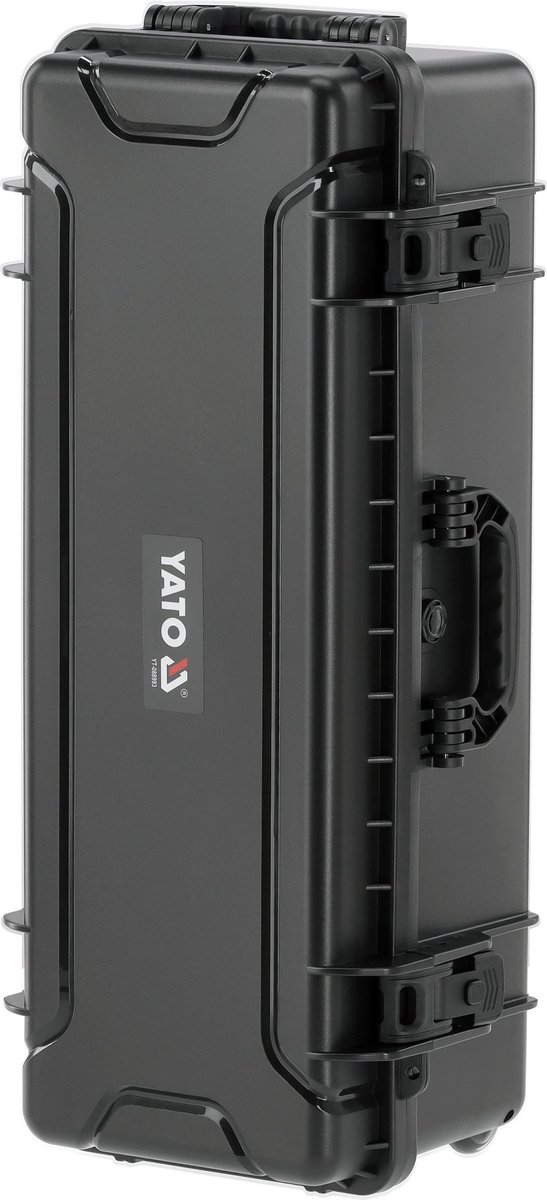 YATO YT-088993 Long-Format Hermetische Koffer op Wielen – Waterdicht IP67 – 788 x 330 x 258 mm – Kunststof Transportkoffer met Plukschuim (PU) & Wielen – Schokbestendige Koffer