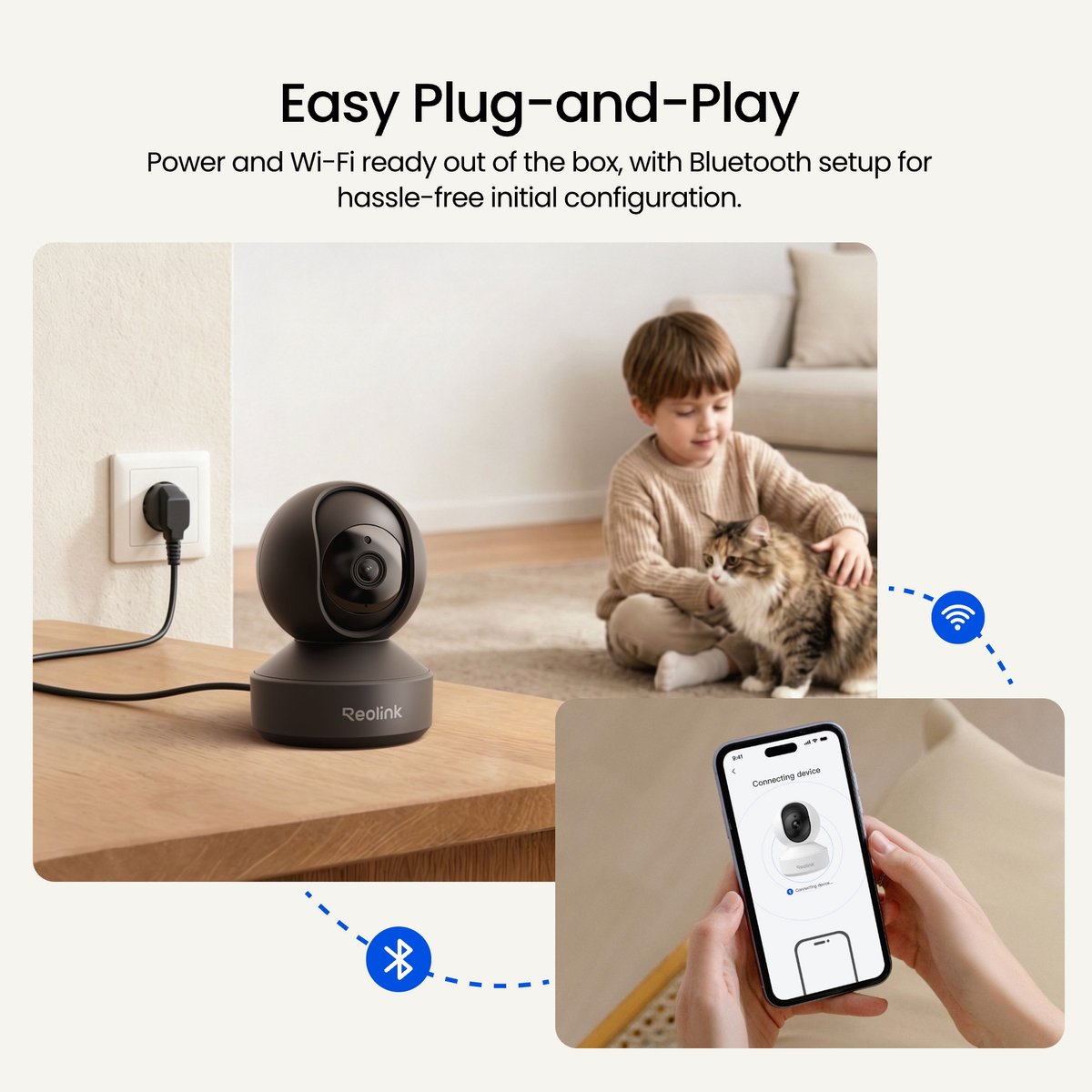 Reolink 5MP Indoor PT Camera met Twee-Weg Audio - afbeelding 2