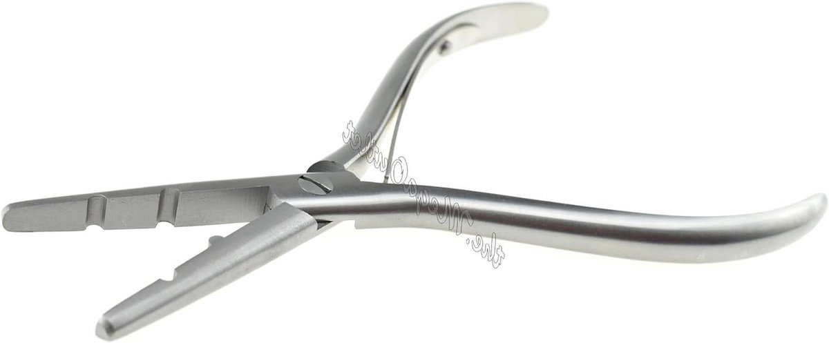 Haarverlenging Tang - Micro Ring Tang - Haar Styling - Dubbele Precisie Gaten - 7 Inch - Zilver