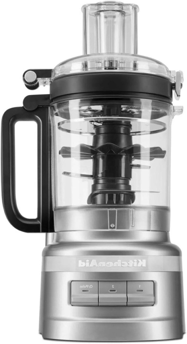 Keukenmachine - Keukenrobot - Maken van gerechten - 3 snelheden - 2.1 liter kom - Zilver