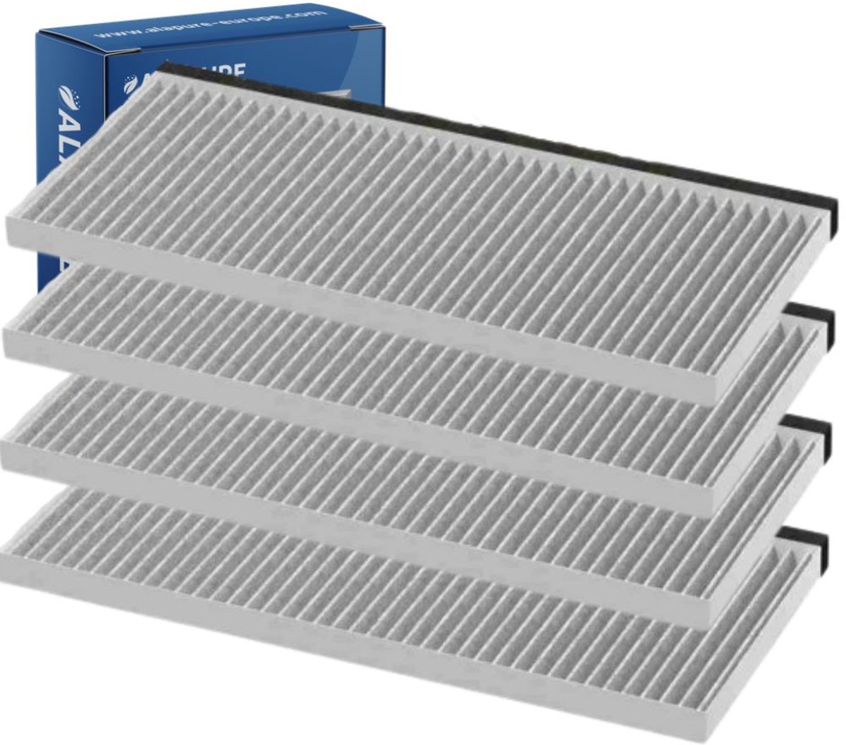 4x CleanAir Koolstoffilter voor Constructa 17006837 / 11025805 / DSZ4551