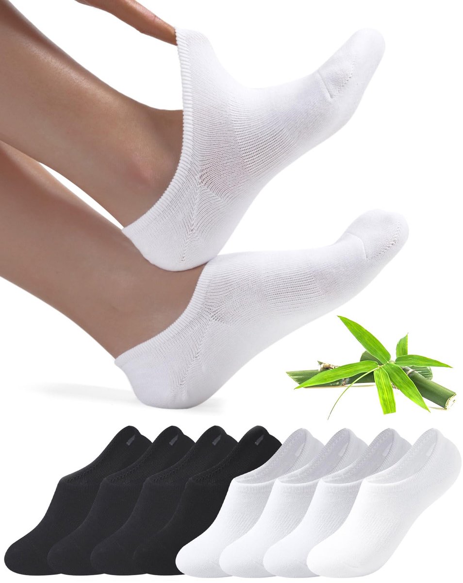 Bamboe-sokken zonder patroon, trainingssokken voor dames en heren, 8 paar antislip lage enkelsokken, sneakersokken, onzichtbare voetsokjes, loafers, casual bootschoenen, 37-42 EU