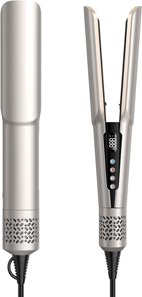 Haar Glans Styler - Ionische Stijltang - Professionele Styling - Automatische Uitschakeling - 41 x 34 x 34 cm - Zwart