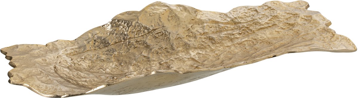 J-Line Onregelmatige decoratieve schaal - aluminium - goud