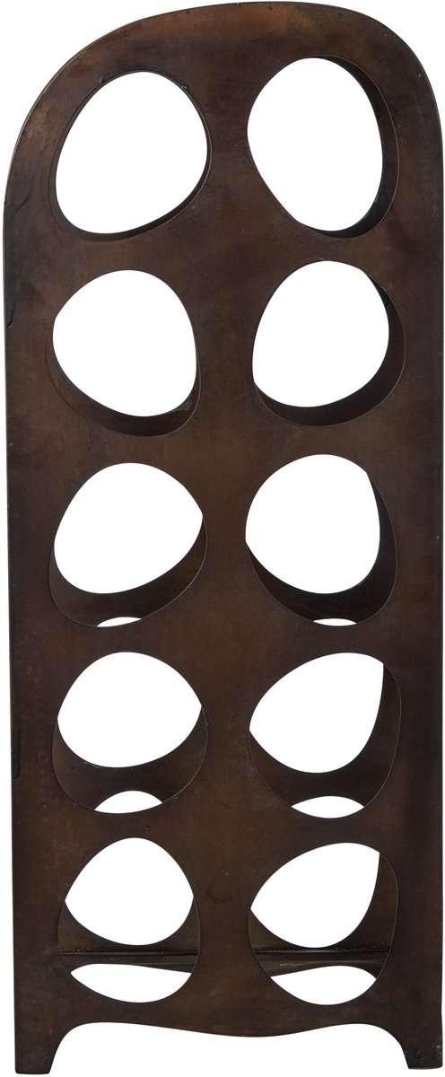J-Line Wijnrek - ijzer - bruin