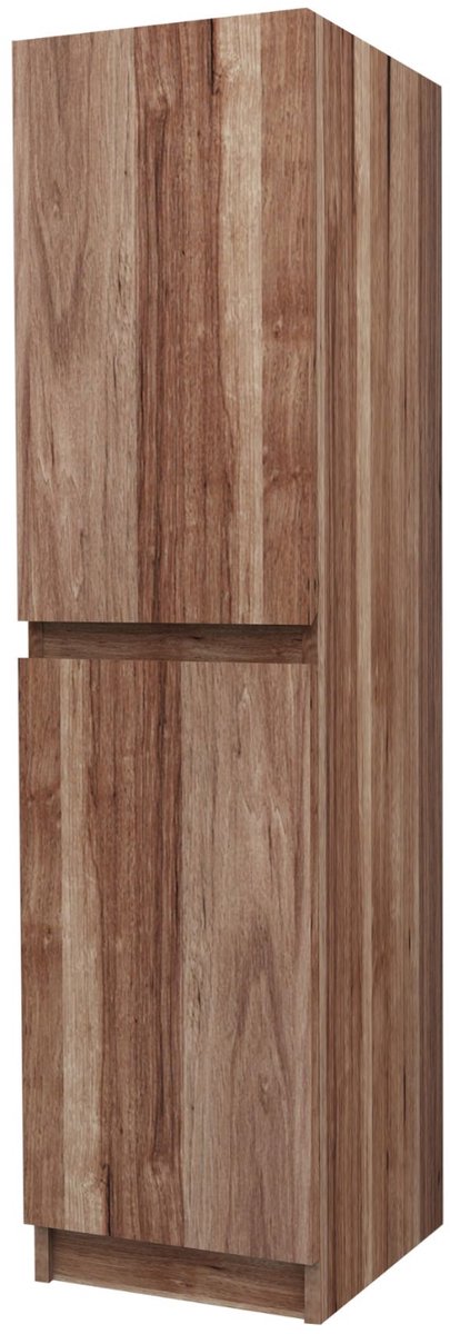 ALONI JUPITER hoge badkamerkast – 35x160x35 cm – Walnoot – Softclose