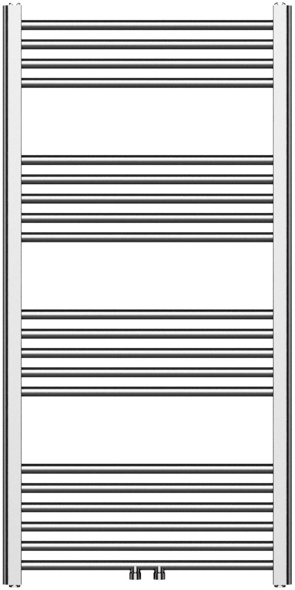 BELRAD handdoekradiator 1200x600 mm - Wit - 414W
