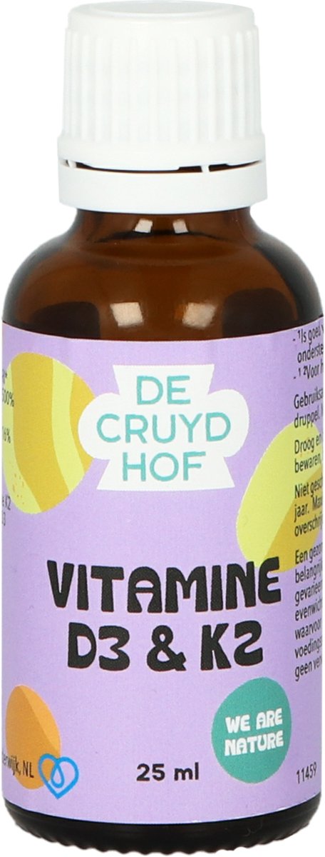 De Cruydhof - Vitamine D3 & K2 - 25 milliliter