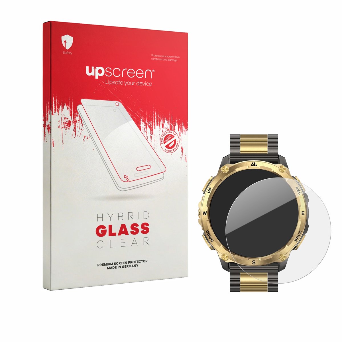 upscreen - Screenprotector voor Kospet Tank T4 Special Edition - Folie Beschermfolie Beschermglas transparant