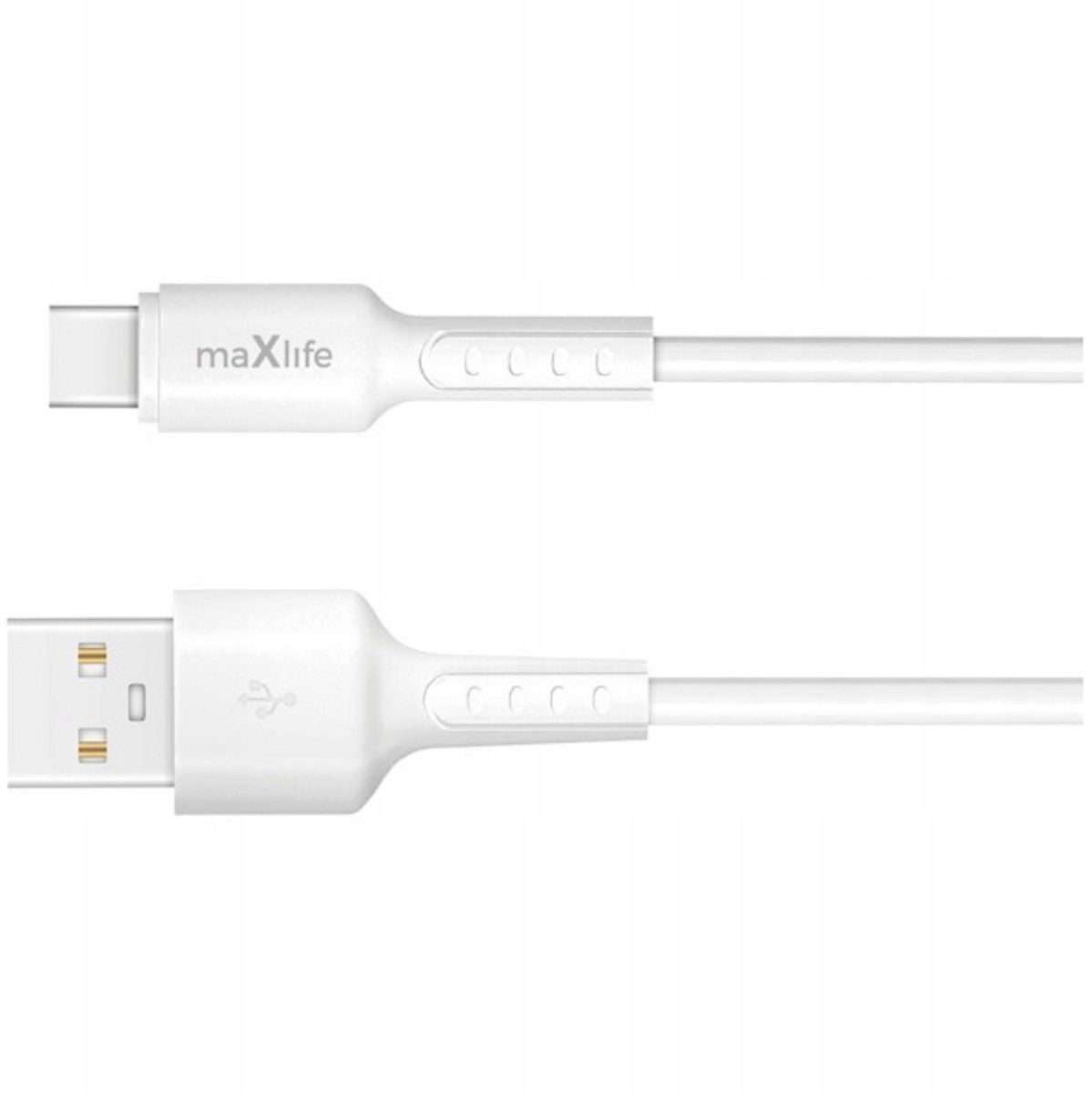 Maxlife MXUC-13 USB-A naar USB-C Kabel 1m 3A Wit