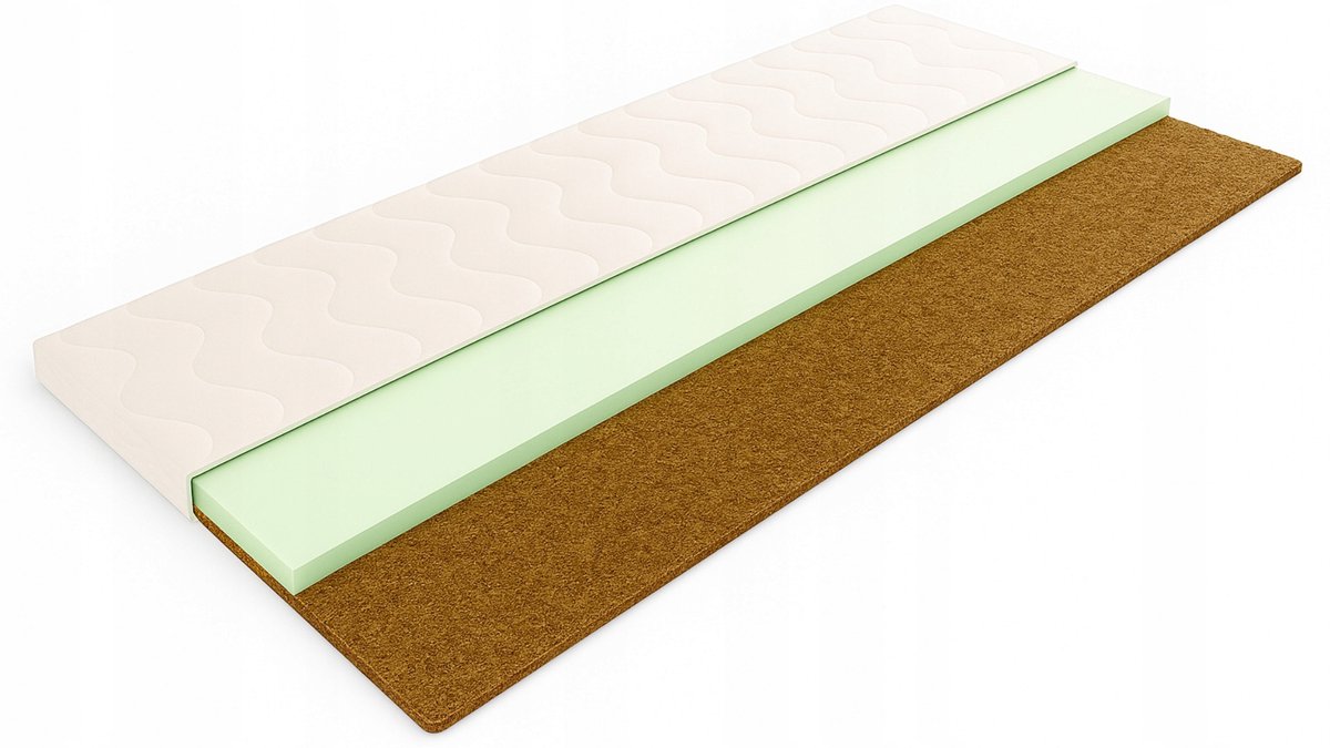 Matrasoplegger 80x200 cm: Kokos & Schuim - Harder Slapen