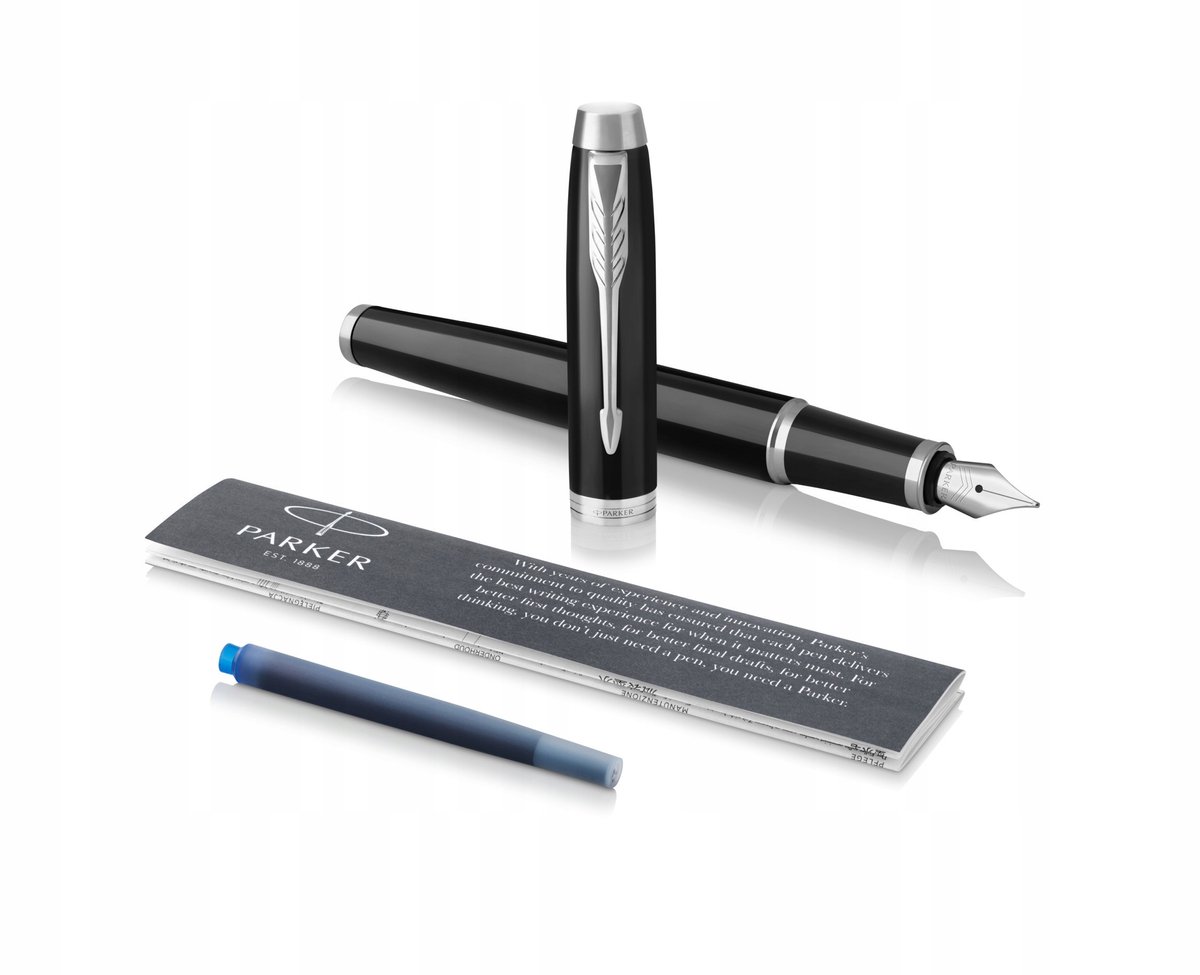Parker IM Black CT Vulpen - Elegante Schrijfervaring voor School & Kantoor
