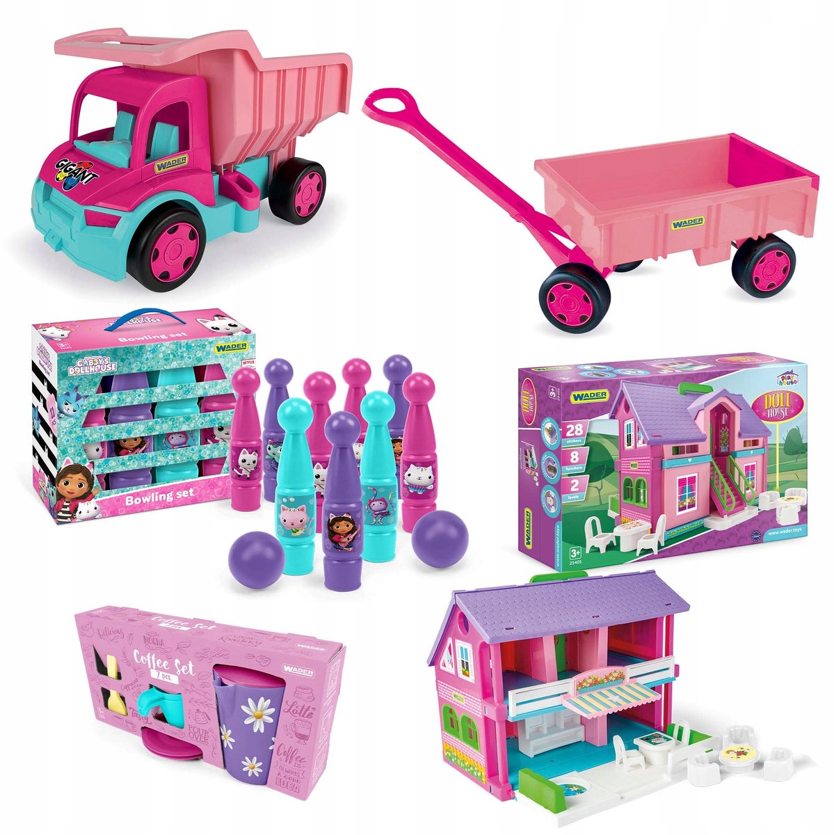 Roze Wader Cadeauset 5-in-1 voor Kinderen