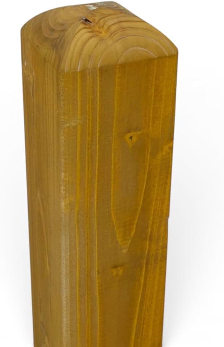 Palen BSH 9 x 9 x 110 cm, grenen geglazuurd, stompe vierkante palen van multiplex, vormvast en weerbestendig, voor omheining, inkijkbescherming, tuinhek, pergola en pergola en