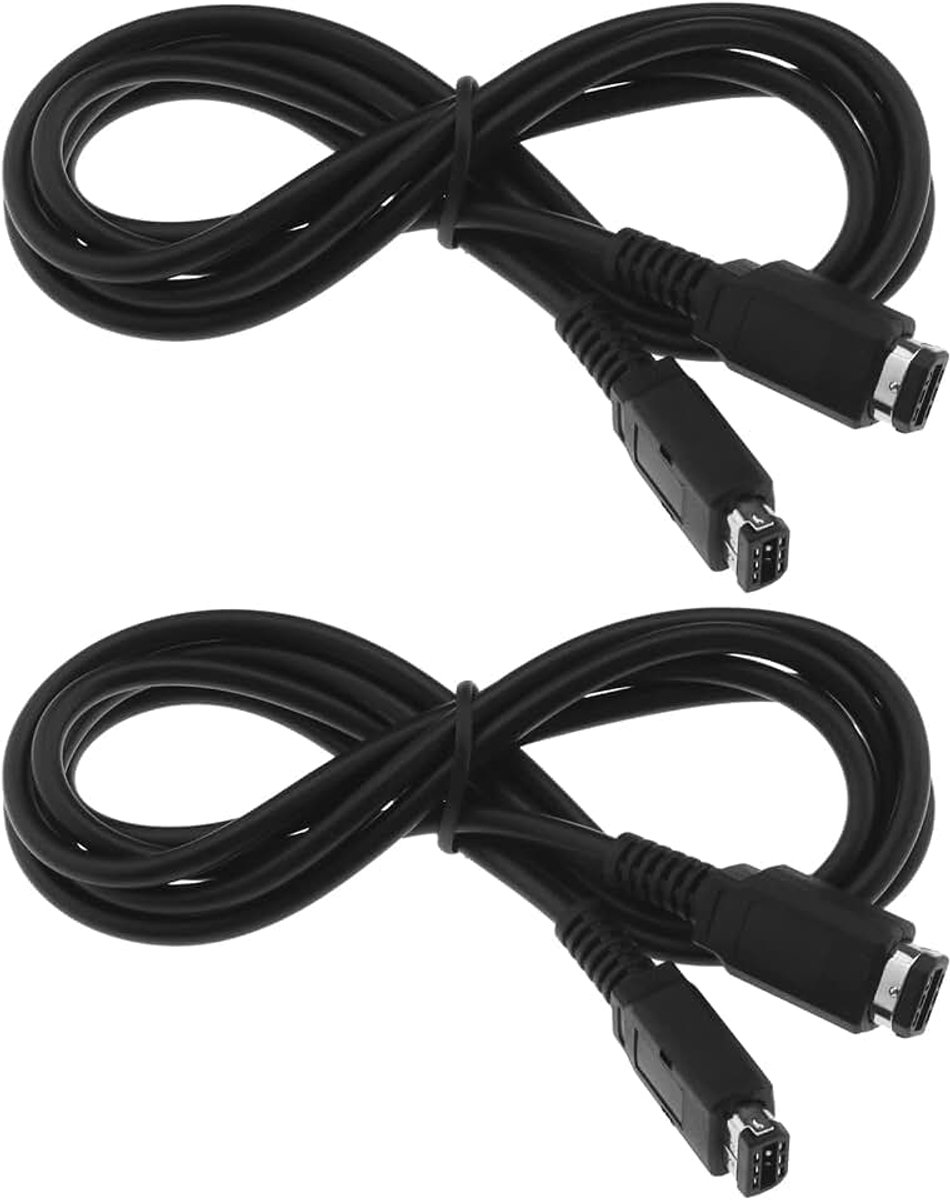 2 Stuks 2 Speler Link Kabel Verbind Kabel GBC Aansluitlijn Compatibel met Nintendo Game Boy Color/GBC Consoles 1,2 m