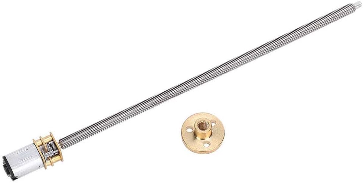 Reductiemotor, N20 Draadreductiemotor, Met Lange Uitgaande As En Groot Transmissiekoppel, T5 X 160 Mm, Voor Elektronische Sloten, Slimme Auto'S(DC12V 120RPM)