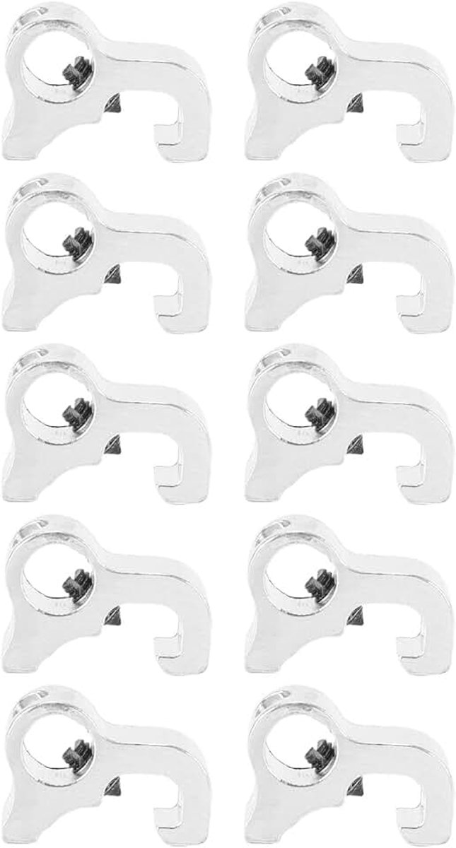 10PCS 8mm Aluminium MCB RCD Miniatuur Stroomonderbreker Lockout-apparaat voor de Meeste Printplaten Miniatuur Breaker Lock Kit, Tagout Breaker Box Lock
