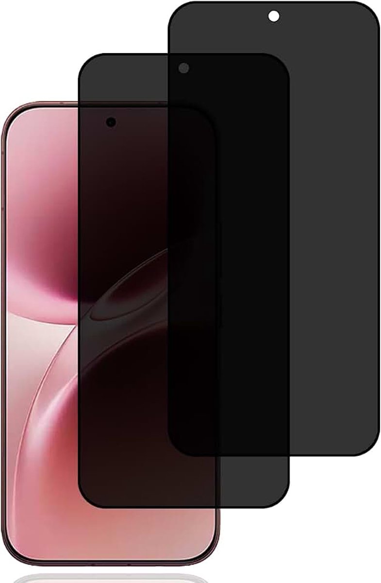 Screen Protector voor Vivo V70 5G [2 stuks] | anti-spy gehard glas film,9H hardheid,krasbestendig,hoge gevoeligheid,luchtbelvrij,anti-spy schermbeschermer voor Vivo V70