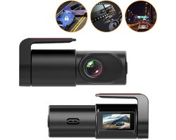 Dashcam Voorkant - 1080P Mini WiFi Dashcam - Slimme Auto-Dashcam - Parkeermonitor En Super Nachtzicht