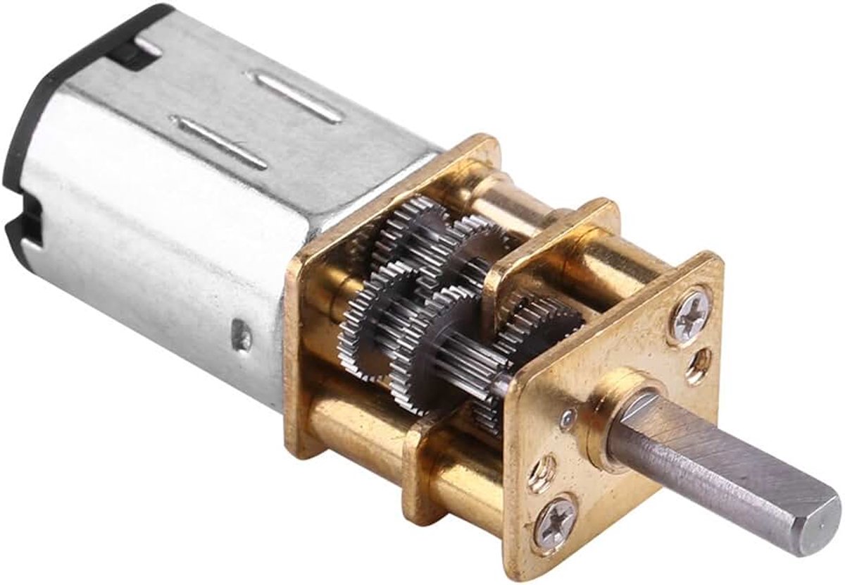 6 V Hoge koppel Gear Motor 1: 1000, 10/15/20 RPM Reductiesnelheid Motor Voor Smart Robot Auto Speelgoed, Model Vliegtuig Speelgoed Reductiemotor (6 V 10 rpm)