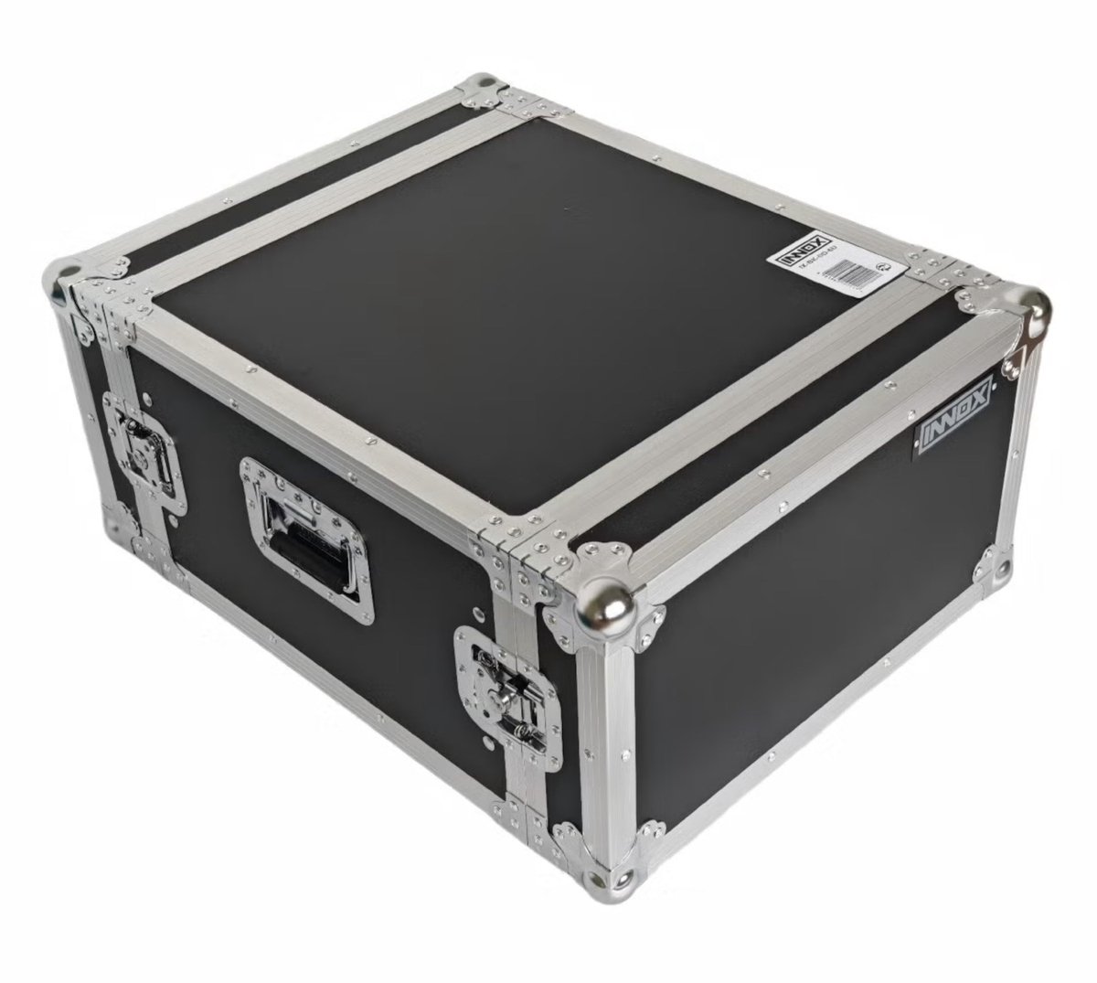 19 inch rack 6U 50 cm diep - incl. 14x rackware - Multikleur Innox