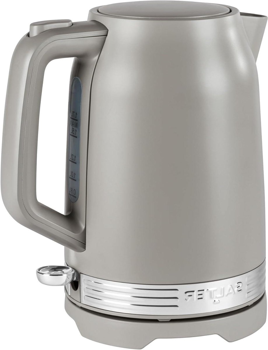 Waterkoker - Ketel - Snel Water Koken - Kookdroogbeveiliging - 17 Liter - Mat Taupe