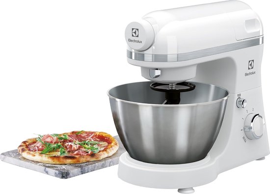 Keukenmachine - Mixer Deegmachine - Bakken en Mixen - Krachtige 800W Motor - 4.1 Liter Kom - Wit van Merkloos — afbeelding 4
