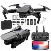 4K Drone met Dubbele Camera - Quadcopter - Opvouwbaar - Headless & Terugkeer - 3 Batterijen & Opbergtas - WiFi - Voor Kinderen Volwassenen en Beginners