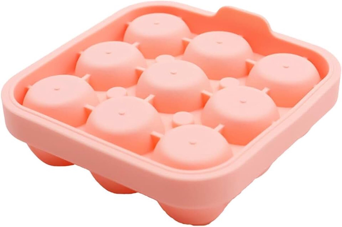 Ijsblokjes mallen | 9 holte roos food grade lade maker | siliconen cocktail ijs mallen | voor cocktails, whisky, koffie, thee, keuken, feesten, drinken, eten, camping, chocolade, snoep