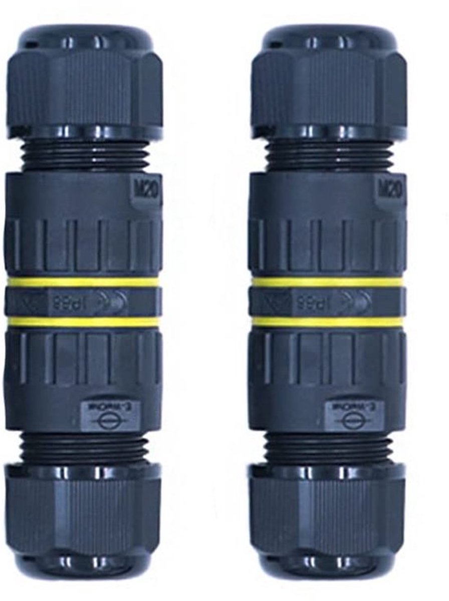 Waterdichte Aansluitdoos - IP68 - Buiten - M16 Verbindingsstekker - Veilig en Betrouwbaar - Geschikt voor Tuin en Buitengebruik - Compact ...