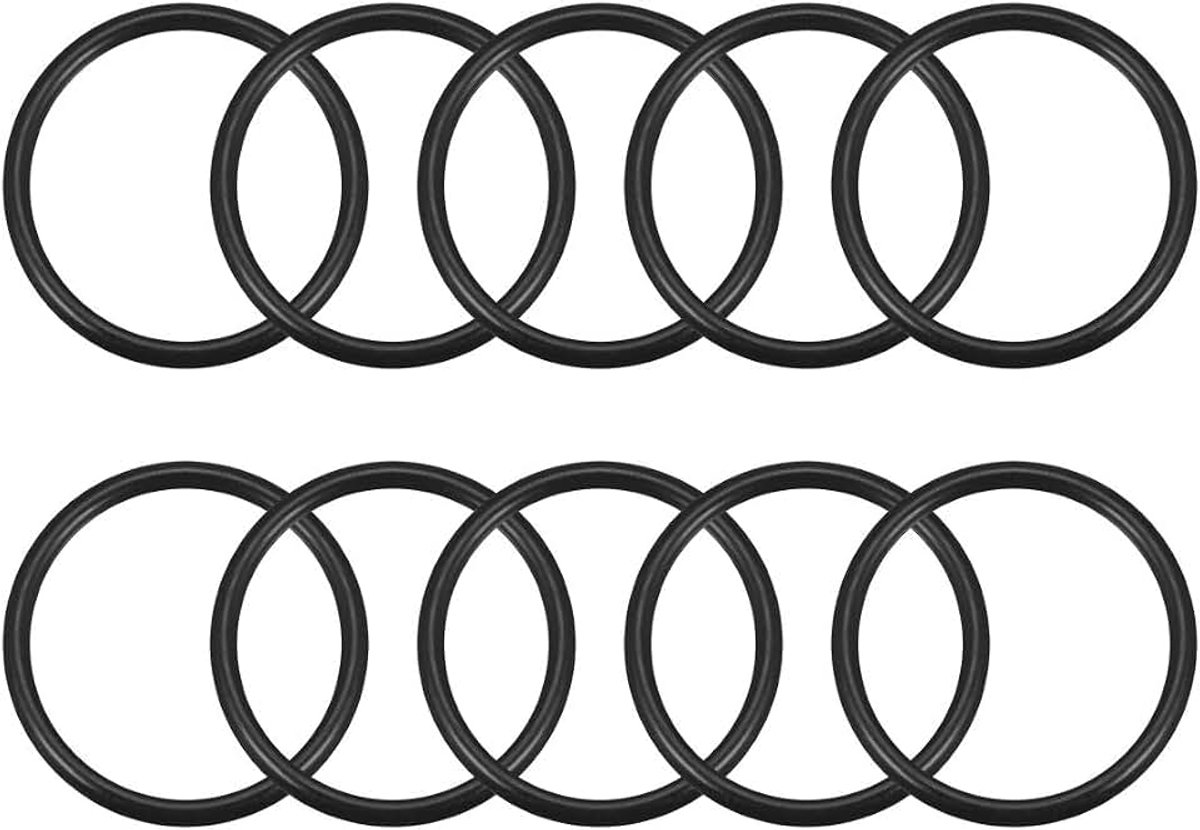 Sourcing map 10 stuks 29,2 mm binnendiameter 34 mm OD 2,4 mm breedte ronde zegel afdichting 32.2mmx37mmx2.4mm