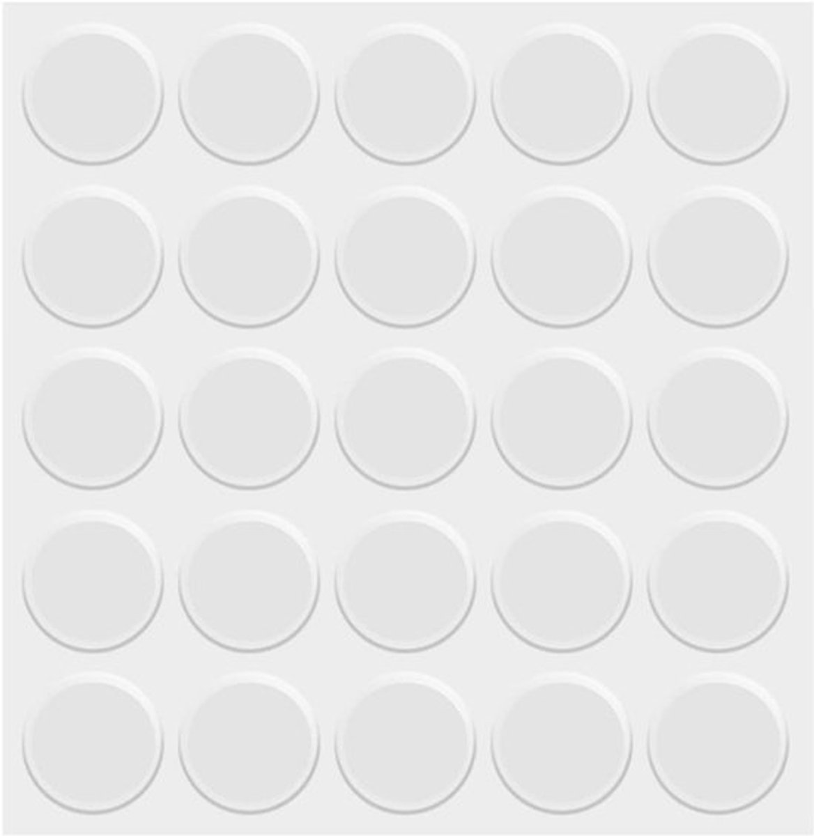 25 stuks Elastische Buffer Transparantie Silicone Meubelbeschermers Geluidsdemping - Glazen Blad Laden Kasten Deuren.