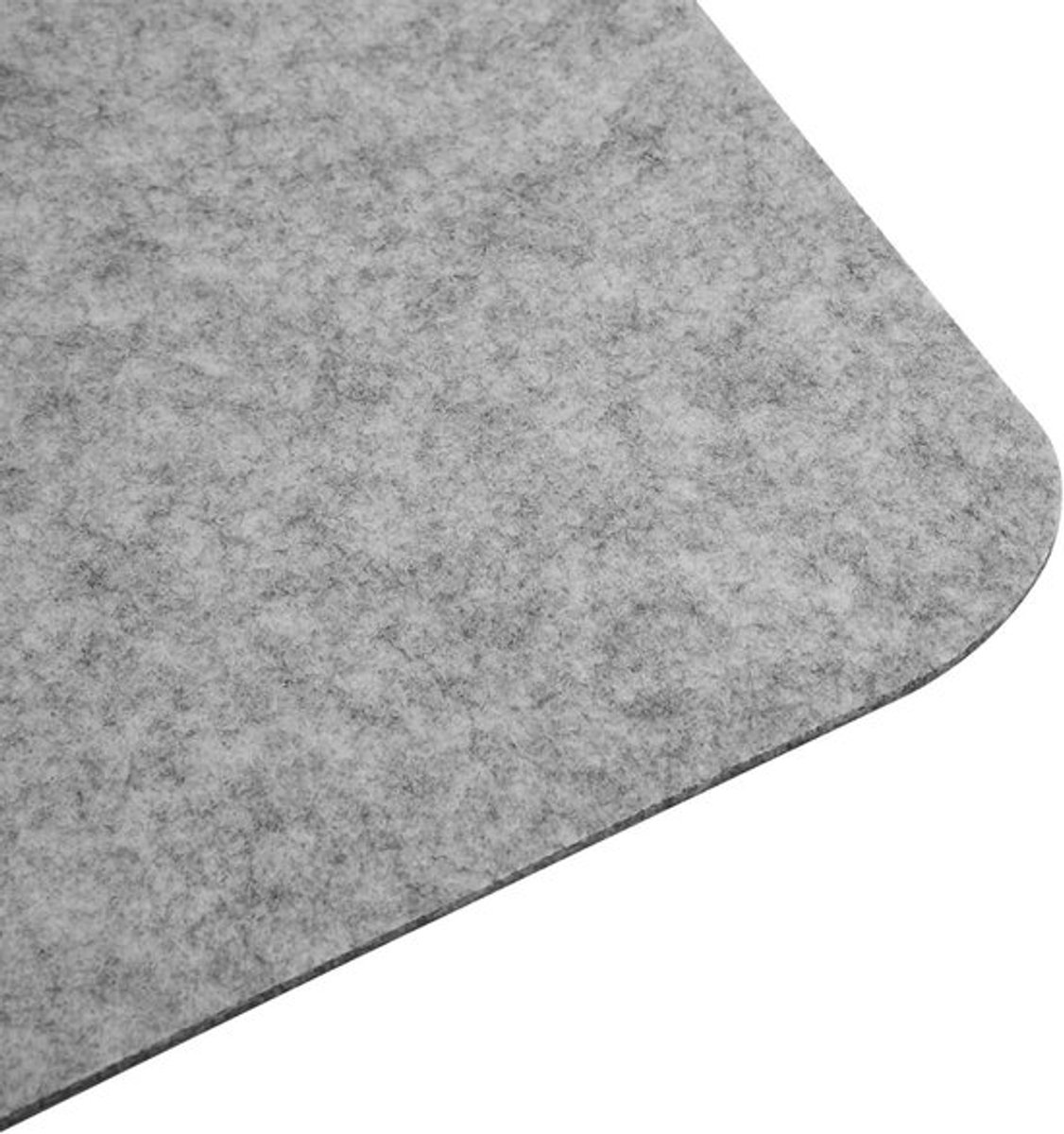 Polyester tafelmuismat 68 x 33 cm - antistatisch - krasbestendig - stofdicht - schokdemping - lichtgrijs