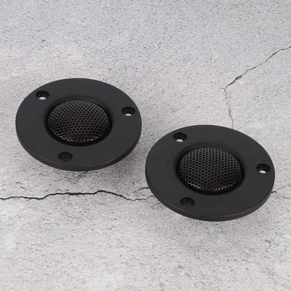 Dome-tweeter luidspreker - 25W geluidskwaliteit - Zwart - Hoge resolutie - Voor audiosystemen - 2 stuks