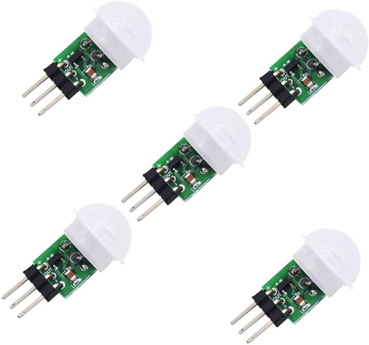 5PCS IR pyro-elektrische infrarood PIR bewegingssensor detectormodules