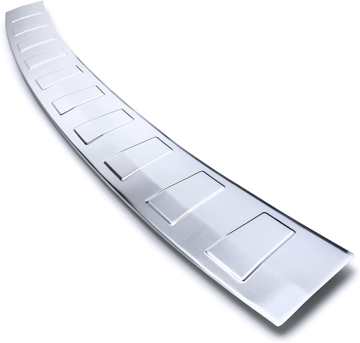 Teileplus24 L545 Achterbumperprotector gemaakt van V2A RVS met afschuining