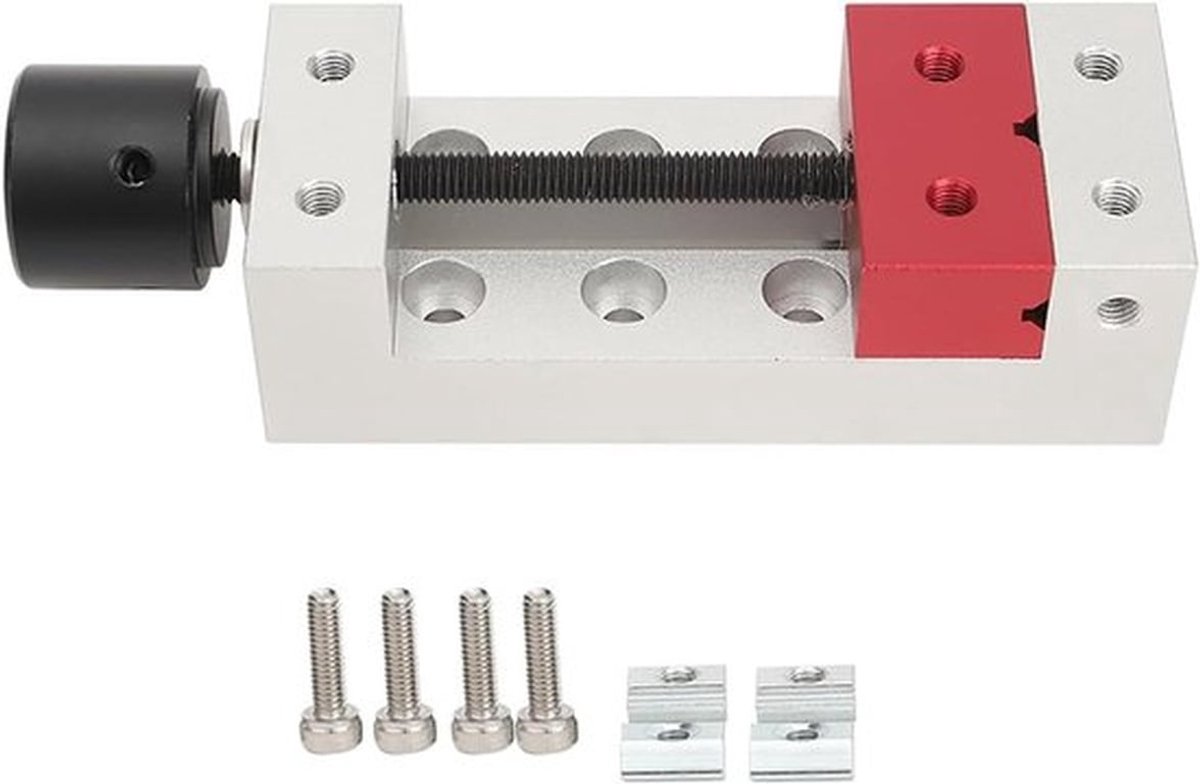 Mini Aluminium Tafelklem Monteur Schroef voor Sieraden Reparatie en Ambachtelijke Carving - 50 mm Klem Opening