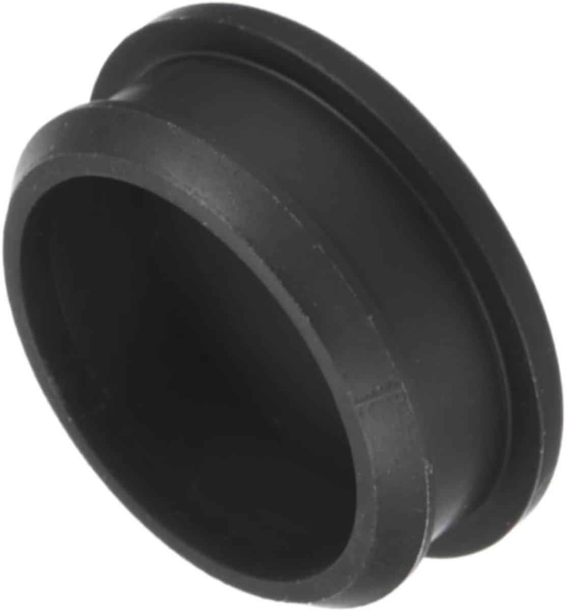 Siliconen stop, siliconen gatstop, rubberen stop, blinde stop, plat type, ronde stop, afdekstop voor keuken, rubberen stop, afdichtingsstop, 40,6 mm diameter, zwart, 1 stuk