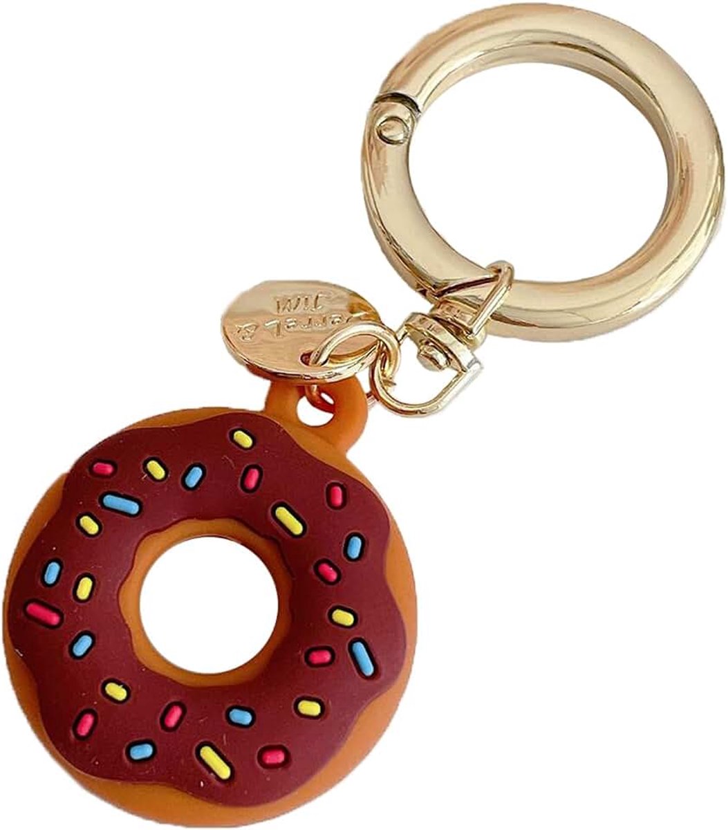 Hoes voor AirTags hanger, zachte TPU-hoes met sleutelring, compatibel met AirTag-tracker, AirTag-sleutelhanger, mini-hoes voor AirTags tracker, krasbestendig, wasbaar