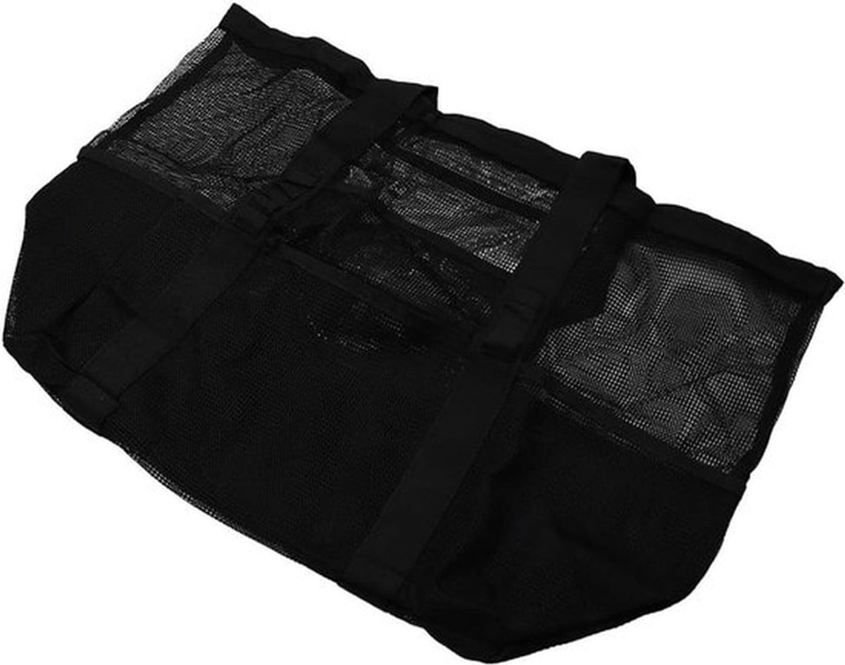 Oversized strandtas van mesh voor dames - Zand- en lekvrije zwembadtas - Stijlvolle tas met ruimte voor al je spullen