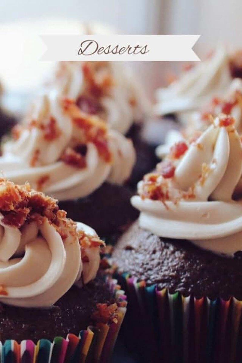 Desserts Recipe Book 50 Pages