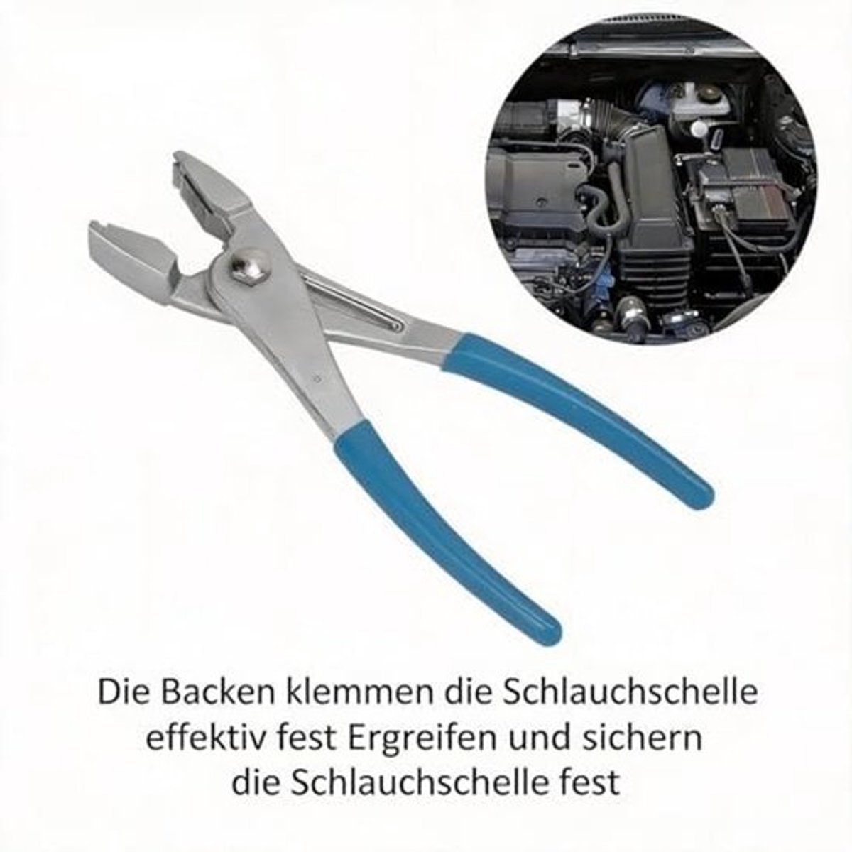 Slangklemtang Metalen - Universeel Gereedschap - Antislip Kaakontwerp - Verbeterde Grip - Comfortabele Handgreep - Stabiele Prestaties - Brandstofleidingtang