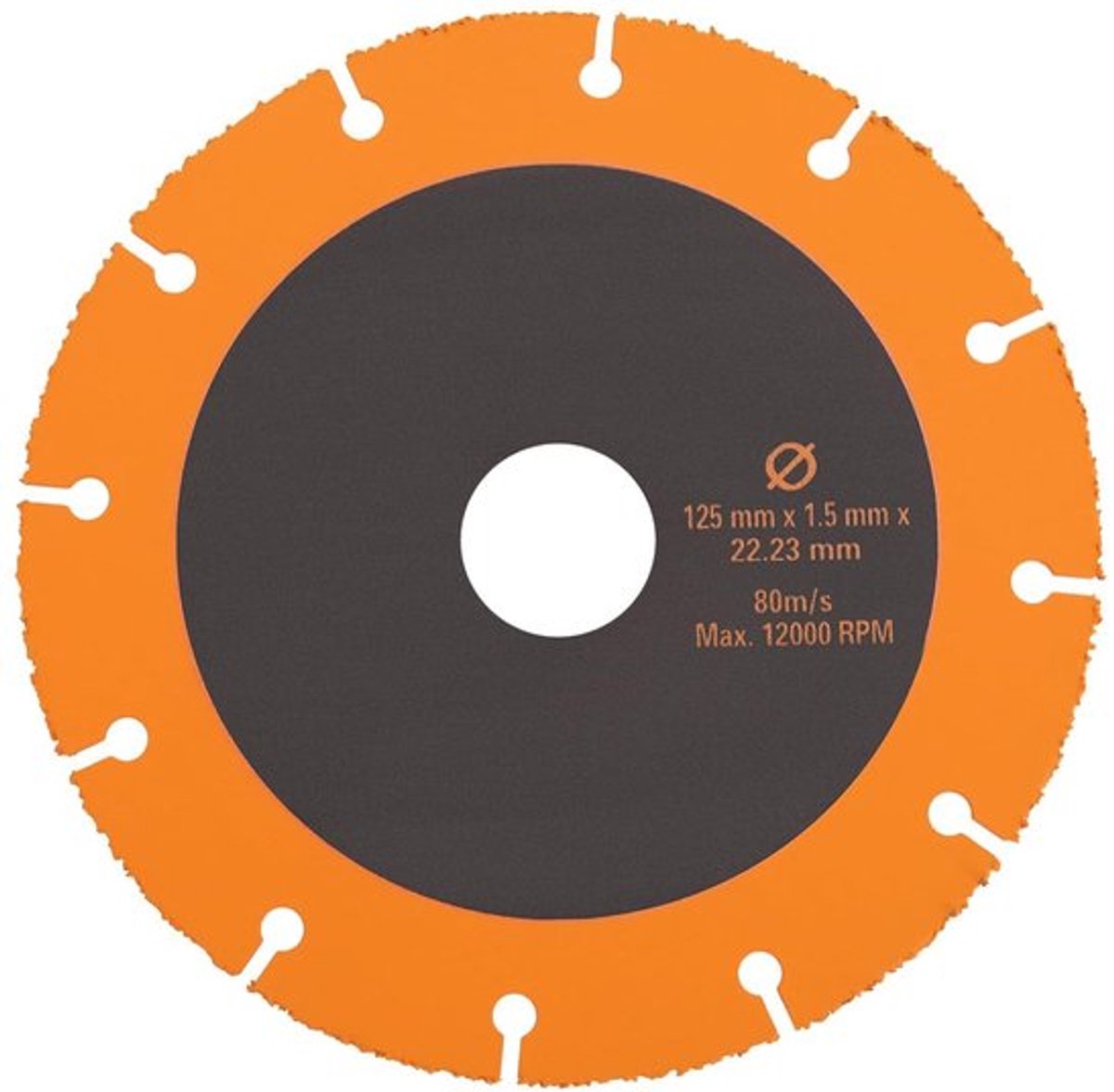 125mm Haakse Slijper - Snijschijf Houtbewerking - Oranje en Zwart - Geschikt voor Hout en Metaal - Perfect voor Professioneel en Thuisge