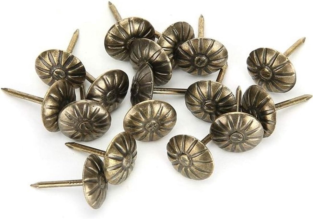 500 Stuks Meubelspijkers 11x16mm Retro Bronzen Krammen voor Bekleding en Decoratie van Meubels