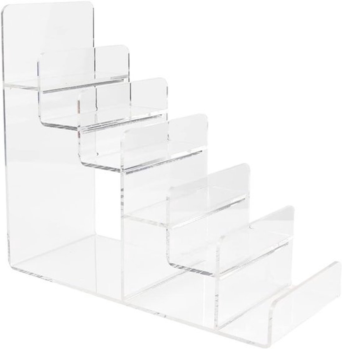 Duidelijke Acryl Displaystand voor Cosmetica en Nagellak - Multifunctionele Opbergstand voor Sieraden en Accessoires (GROOT)