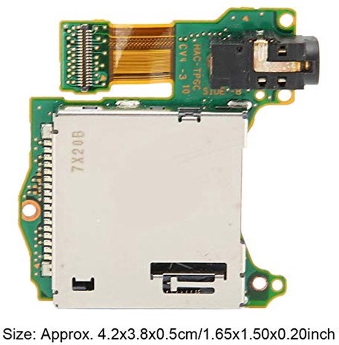 Game Card Slot Vervanging - Host Kaartsleuf - Reparatie Accessoire - Metaal/ABS - 4.2x3.8x0.5 cm - 1 Stuk - Game Cartridge