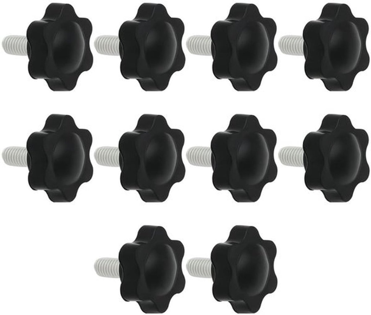 Pedaal Vergrendeling Schroeven - 10 stks - M6x14mm - Pedaal Vaste Schroeven - Compatibel met [merk] - Handmatig Aangedraaide Schroef - Logitech G25 G27 G29 G920 G923 - Pruimenbloesem - Geschikt voor [merk].
