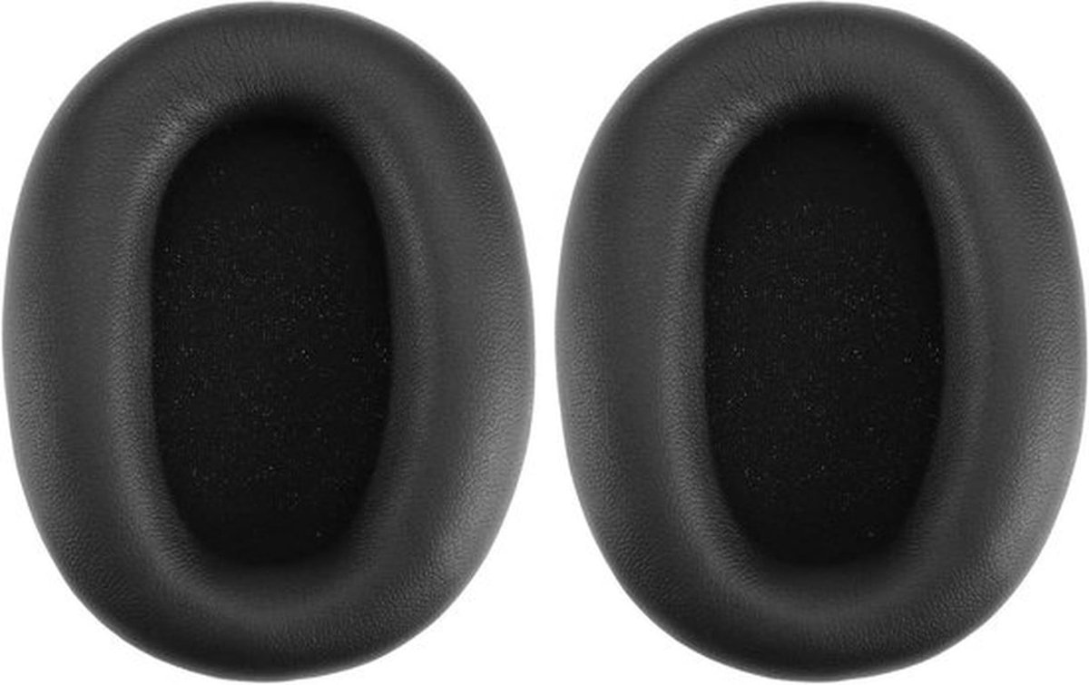 Oorkussens Vervanging Compatibel met Hoofdtelefoon Eiwit Lederen Schuim Oor Kussen Oortelefoon Accessoires - WH-1000XM2 MDR-1000X - Zwart - Vervangende Oorkussens - Geschikt voor 1 Paar - Hoofdtelefoon.