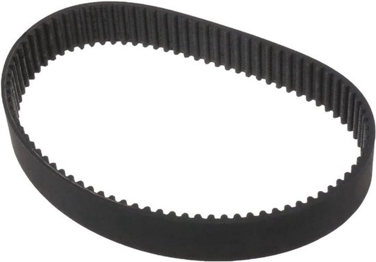 Aandrijfriem van rubber - HTD255-3M-14 - 85 tanden - compatibel met Bosch FO150 FO200 PHO2.82 PHO20.82 - zwart - reserveonderdeel voor elektrische schaafmachine.