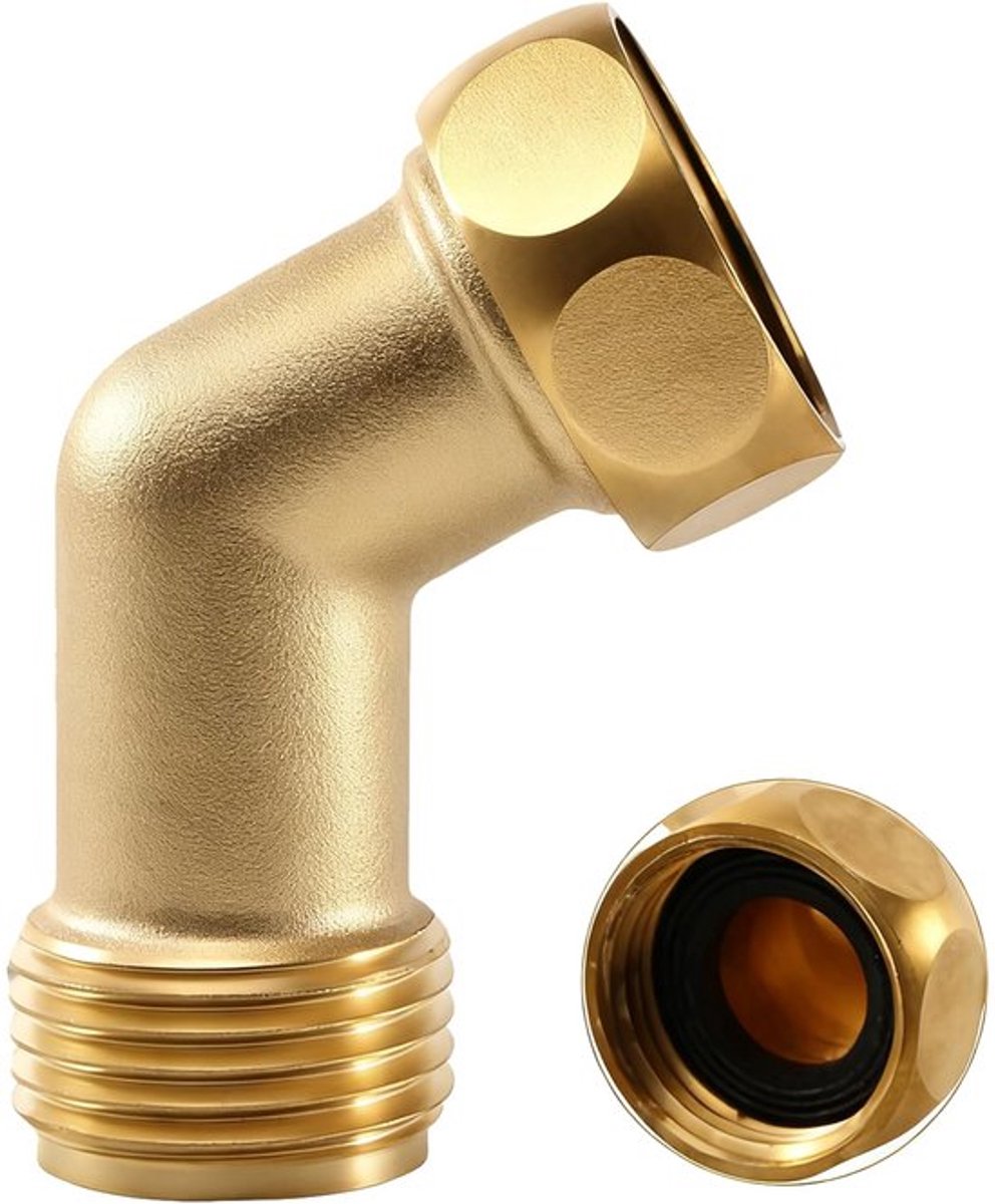 Messing Hoekverbinding 45° voor Waterinstallaties